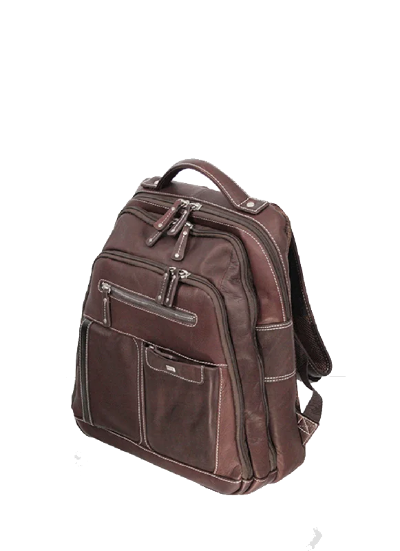 KKDK PC Backpack Soft Brown