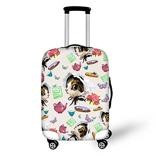 Suitcase Cover Personalised Cute Animal Printed For Travel Rolling Luggage