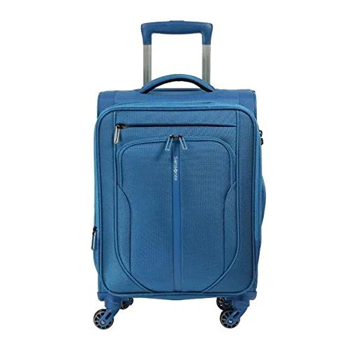 Samsonite Patrono Spinner Unisex Small Blue Polyester Luggage Bag 108104-1090