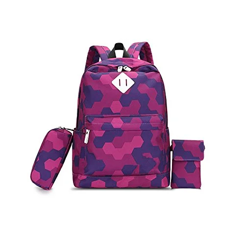 S Kaiko Modern Style Canvas Backpack Casual Daypacks School Backpack For Women And Men Laptop