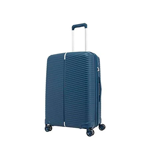 Samsonite Varro Spinner Unisex Medium Blue Polypropylene Luggage Bag GE6071002