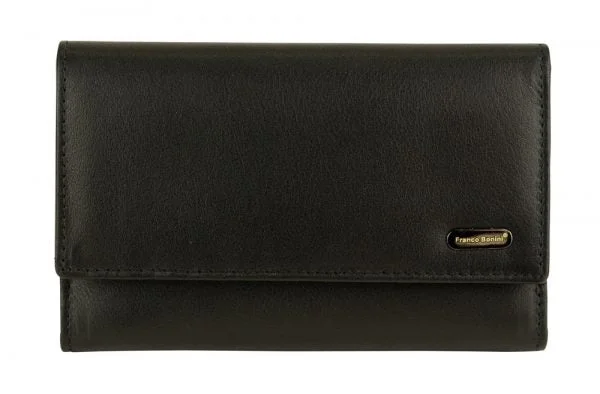 Franco Bonini 16-012 Black 11 card Rfid leather wallet *DC