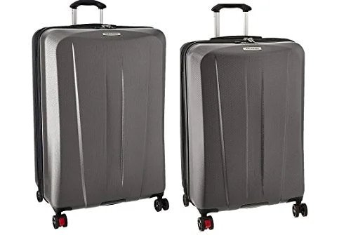 Ricardo Beverly Hills San Clemente 2 Piece Spinner Luggage Set | 26 And 30, Moon Silver