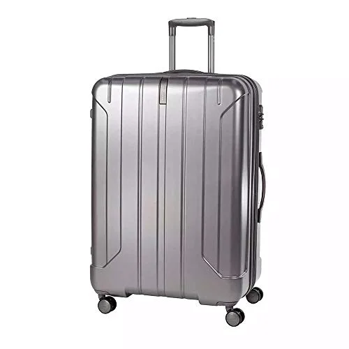 Samsonite Near Spinner 78/29 exp Unisex Large Silver Polypropylene Luggage Bag AY8055003