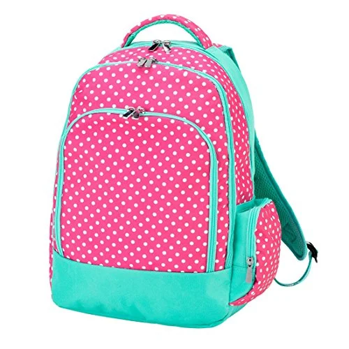 Reinforced Design Water Resistant Backpack (Pink Dottie)