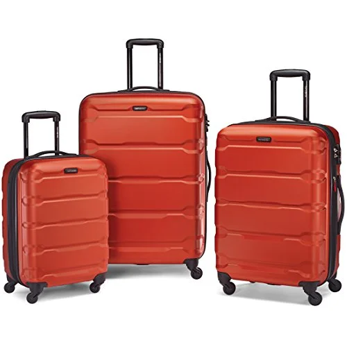 Samsonite 68311-1156 Omni Pc Hardside Spinner  20 24 28,  Burnt Orange,  3 Piece Set