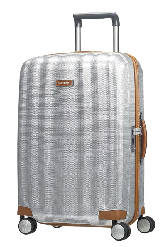 Samsonite - Lite Cube Deluxe 68cm Medium 4 Wheel Hard Suitcase - Aluminium