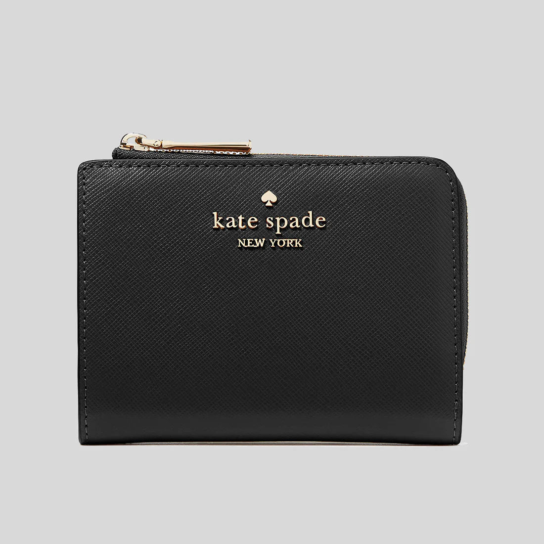 KATE SPADE Madison Small L Zip Wallet Black RS-KH615