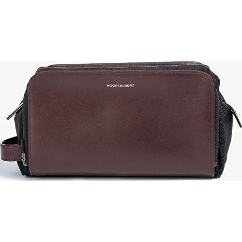 Hook & Albert Leather Toiletry Kit (Brown)