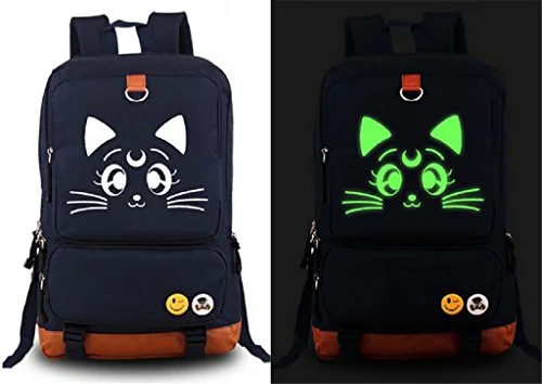 Siawasey Sailor Moon Anime Cartoon Laptop Daypack Backpack Shoulder School Bag