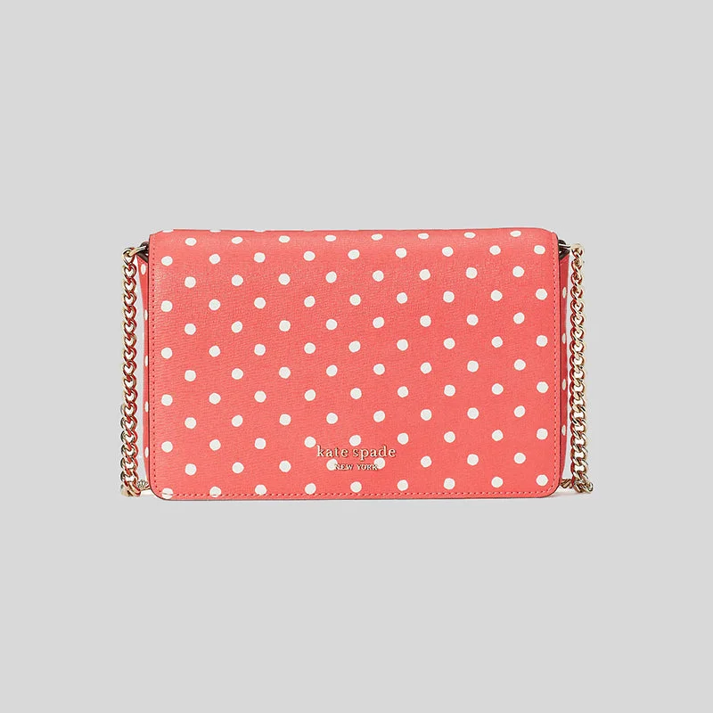 Kate Spade Spencer Dots Chain Wallet Peach Melba Multi RS-PWR00315