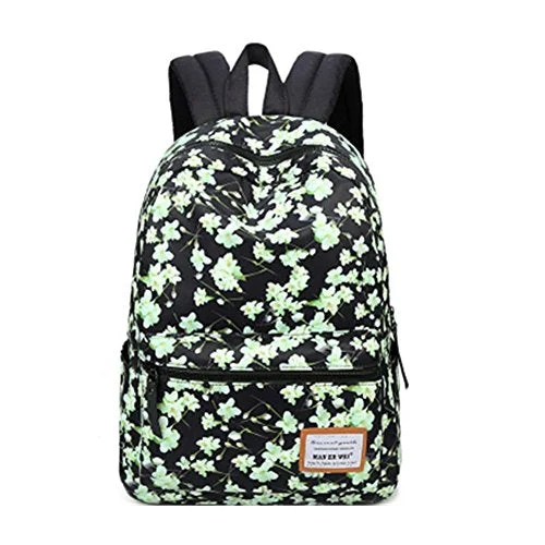 S Kaiko Modern Style Canvas Backpack Casual Daypacks School Backpack For Women And Men Laptop