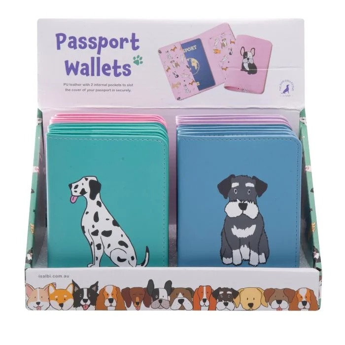 ISAALBI - The DOG Collective Passport Wallet - Assorted