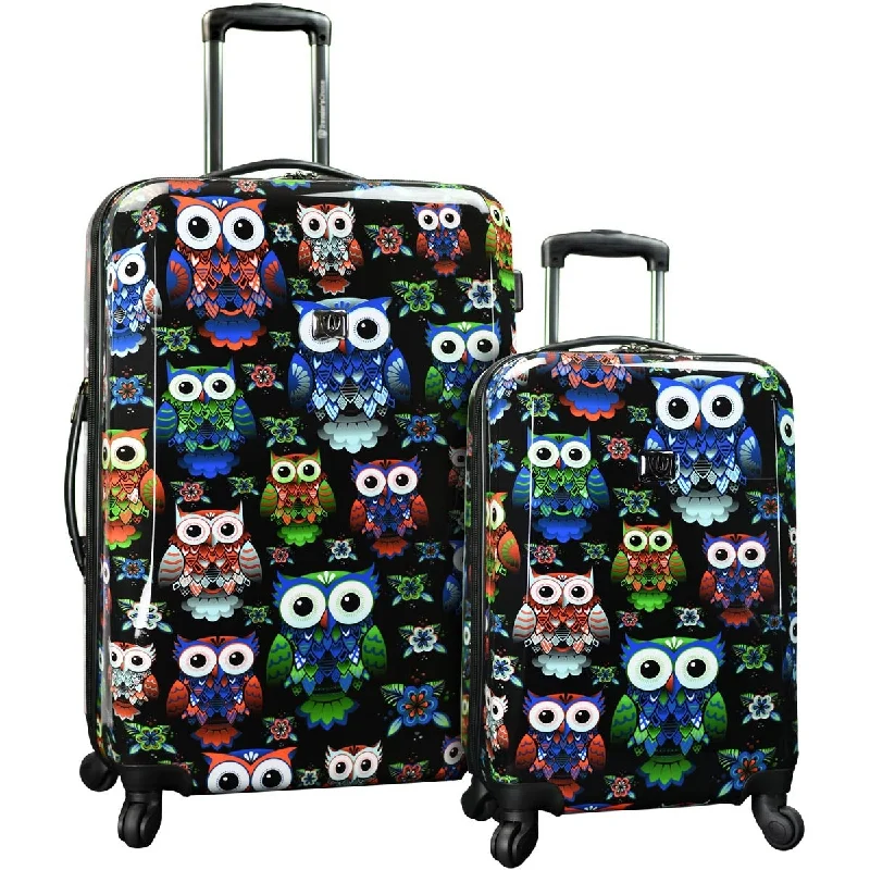 Traveler'S Choice Owl 2 Pc Expandable Spinner Set