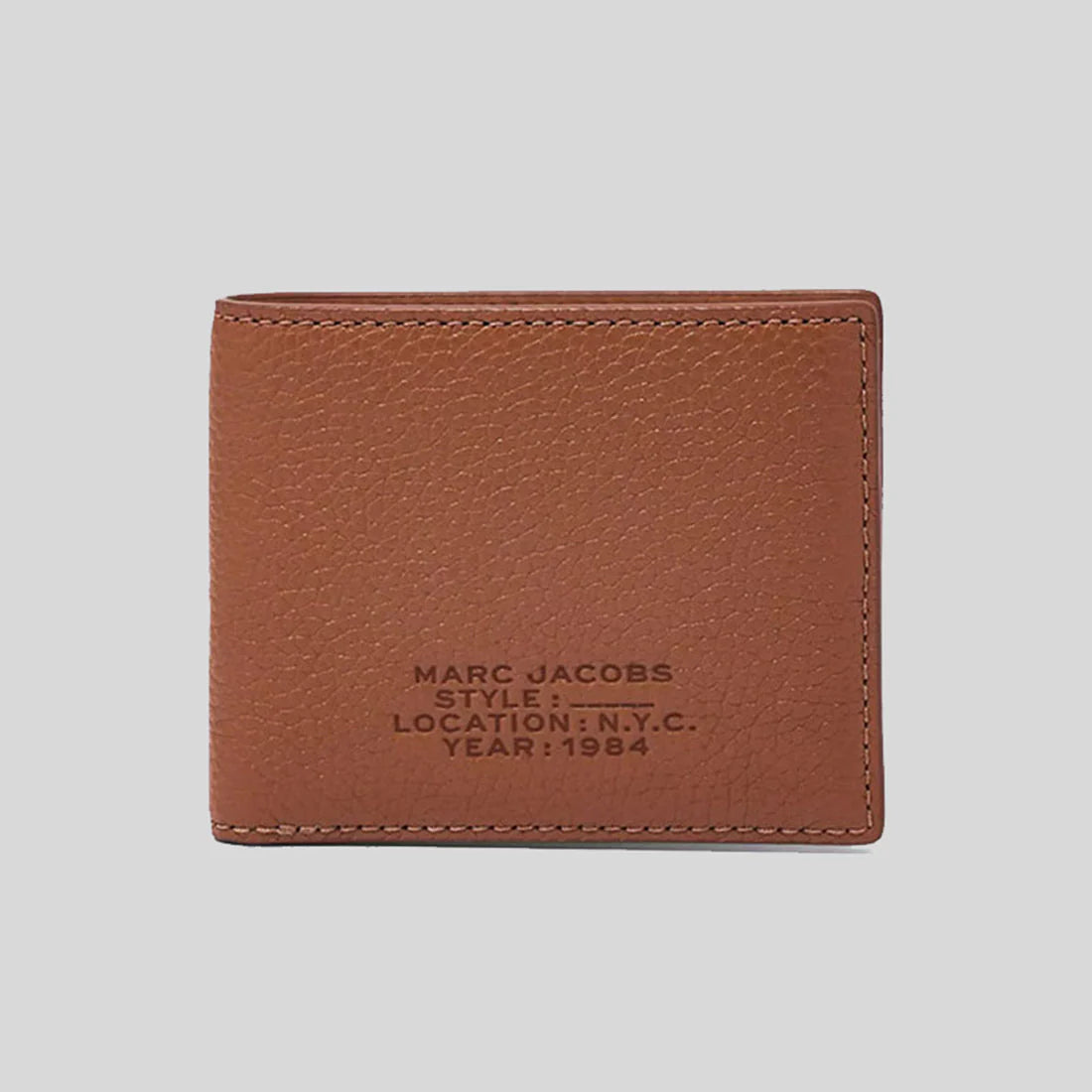 MARC JACOBS The Leather Billfold Wallet Argan Oil RS-2P3SMP001S01