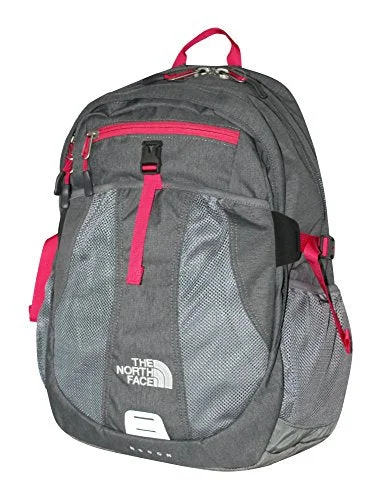 The North Face Women Recon Laptop Backpack Book Bag 17X14X4 (Zinc Grey Heather)