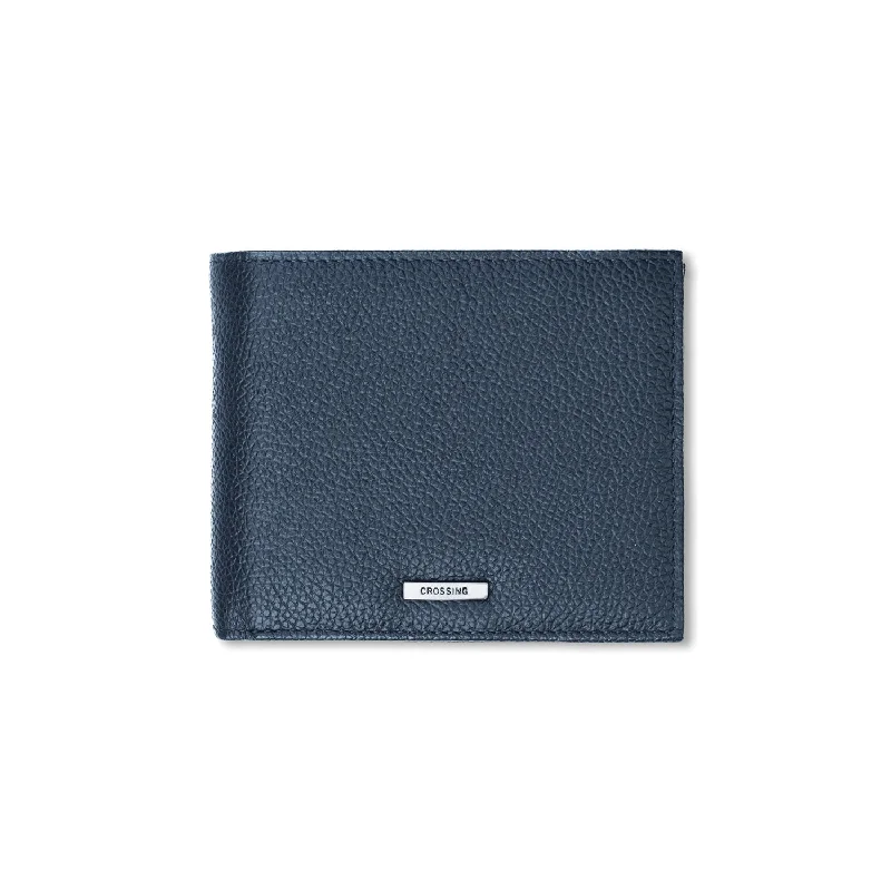 Crossing Milano Voyager Bi-Fold Wallet Window and Coin Pouch RFID