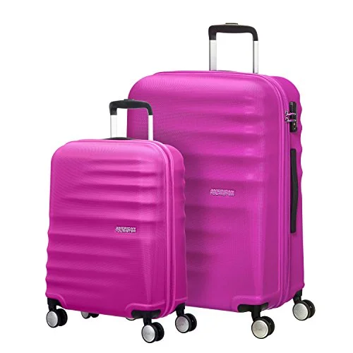 American Tourister Wavebreaker 2 Pc Set Hot Lips Pink