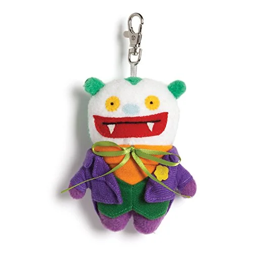 Gund Uglydoll Dc Comics Big Toe As Joker Backpack Clip Plush