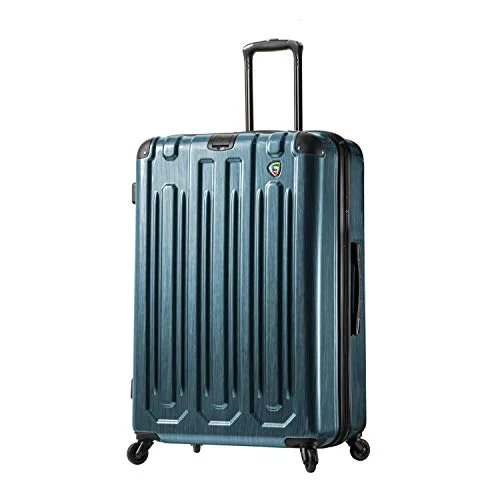 Mia Toro Italy Lustro Hardside 31 Inch Spinner Luggage, Blue