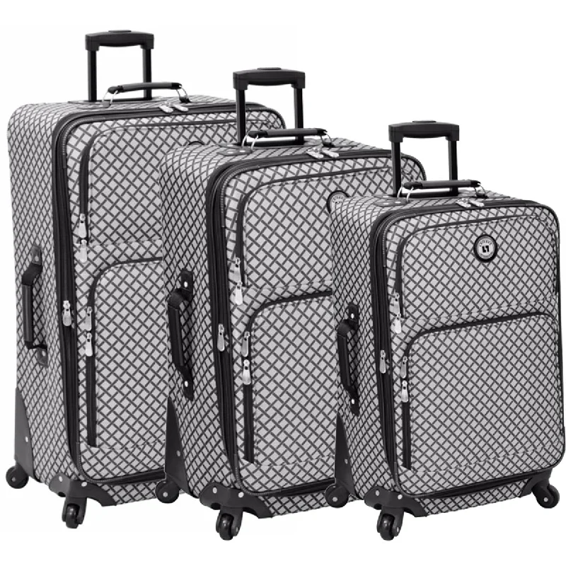 Leisure Luggage Lafayette 3 Piece Luggage Set