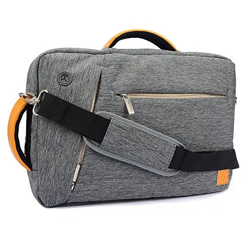 Vangoddy 3-In-1 Universal 15 Inch Laptop Bag Briefcase Shoulder Bag Backpack (Gray) For Lenovo Flex