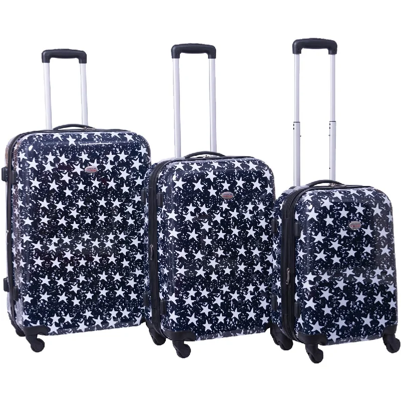 American Flyer Stars 3Pc Hardside Spinner Set