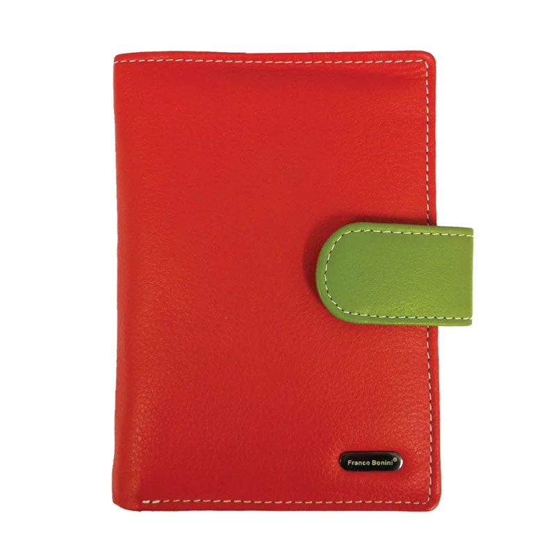 Franco Bonini - 2907 Orange/multi leather wallet