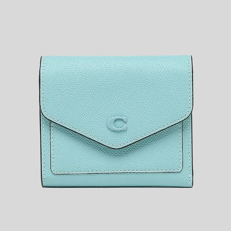 COACH Wyn Small Wallet Faded Blue RS-CH808