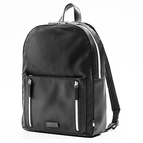 Uri Minkoff Men'S Bondi Saffiano Leather Backpack, Black, One Size