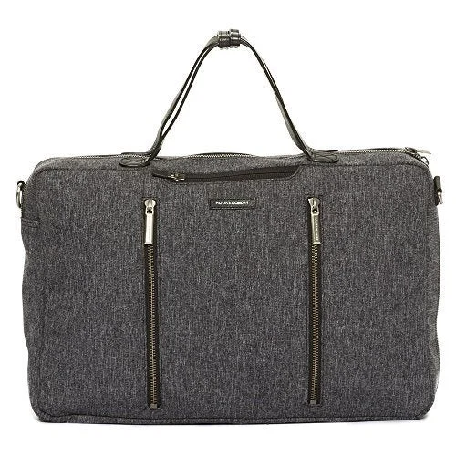 Hook And Albert Melange Fabric 3-Way Carryall, Grey (Grey)