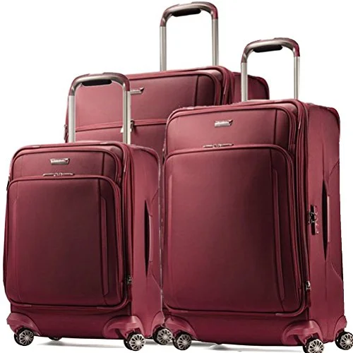 Samsonite Silhouette Xv 3 Piece 21 |25 |29 Spinner Set (One Size, Napa Red)